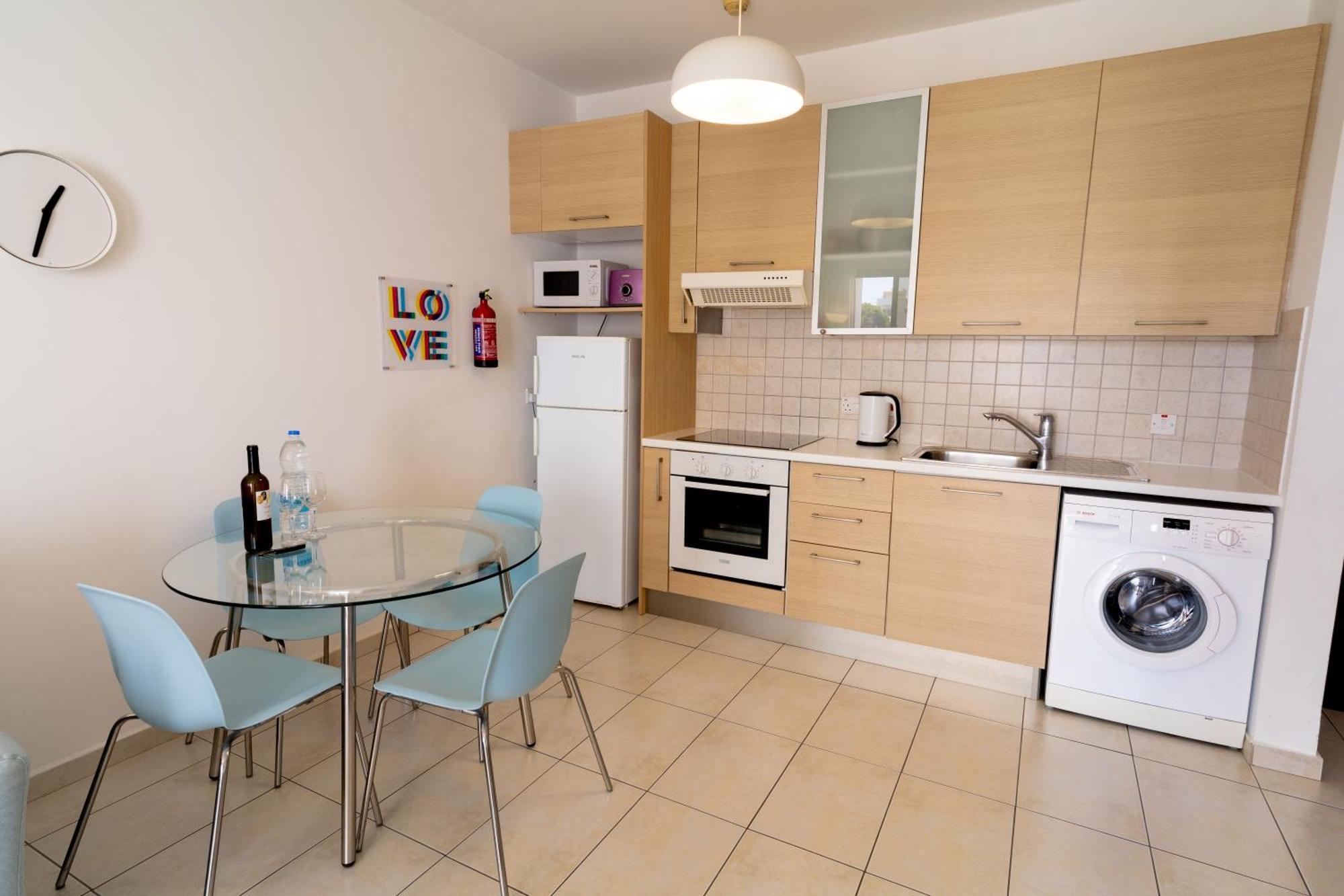 Appartamento Blue Dawn Center Flat Larnaca Esterno foto